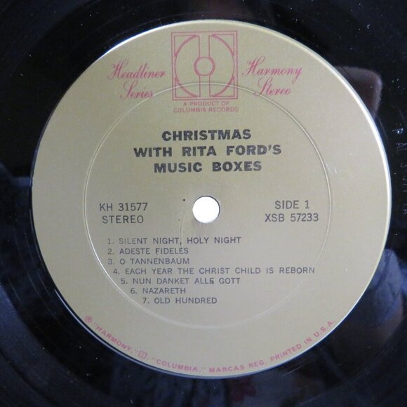 Christmas With Rita Ford’s Music Boxes (1) LP Vinyl Record - Picture 11 of 14